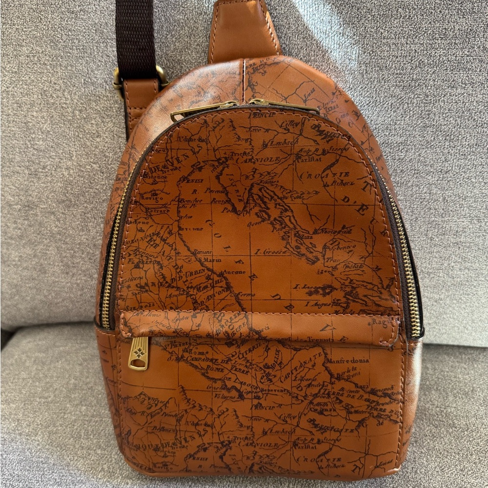 Patricia Nash Ennis Sling-Style Bag in Riot Rust